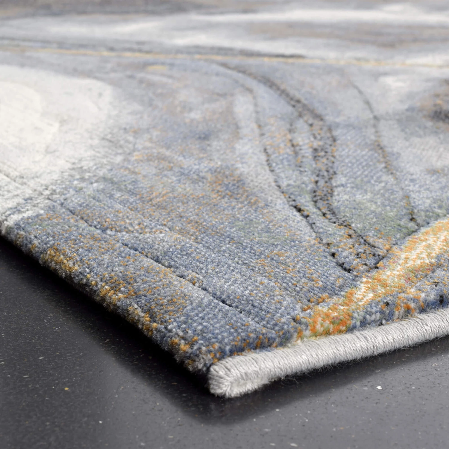 Galleria Navy Cream 200cm X 290cm Rug 3 Galleria Navy Cream 200cm X 290cm Rug - Image 3