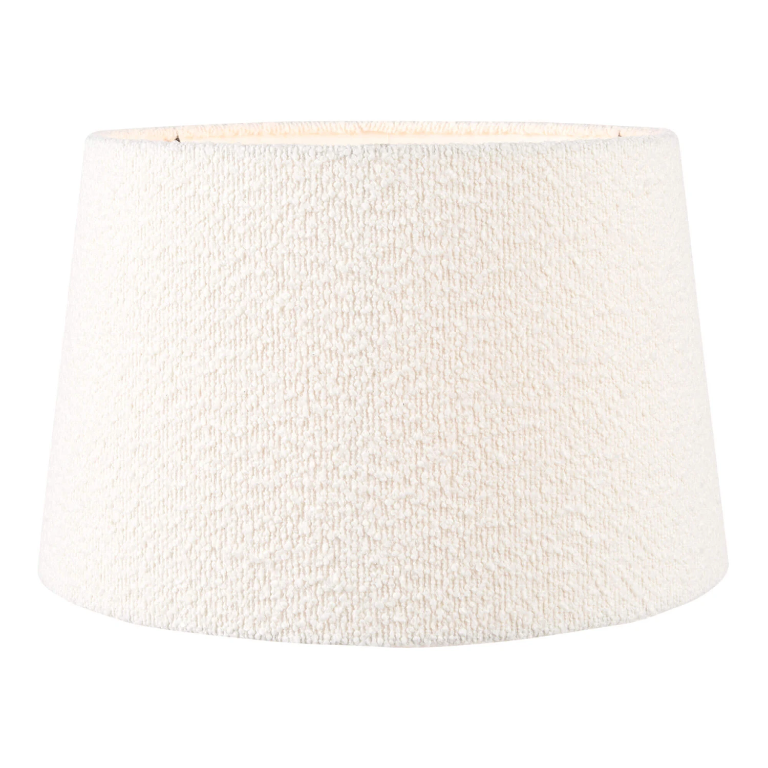 Boucle White Cylinder 35cm Shade 2 Boucle White Cylinder 35cm Shade - Image 2