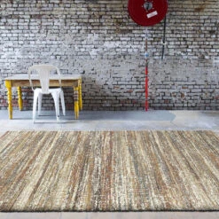 Mehari Brown & Cream 133cm X 195cm Rug