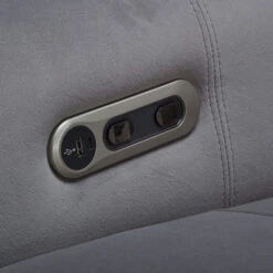 Frascati Misty Grey Fabric Power Recliner 3 Seater Sofa -Housingunits b02dd4e66ba11414be2d8f96ce526336