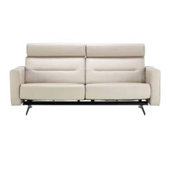 Stressless Stella 2.5 Seater Sofa In Velaro Light Grey Leather & Matt Black -Housingunits b07cb35ad7b0a5ba4f40372a46e0ec59 1