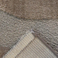 Cleo Wave Textured Taupe 160cm X 230cm Rug -Housingunits b202544bb9897412a07339c282f07489