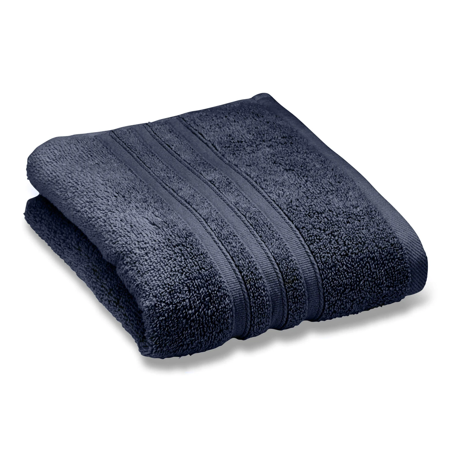 Zero Twist Navy Blue Bath Sheet 2 Zero Twist Navy Blue Bath Sheet - Image 2