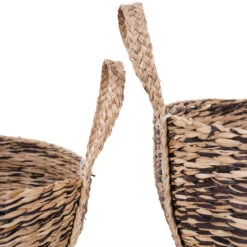 Hanoi Set Of Two Circular Seagrass Baskets With Handles 7 Hanoi Set Of Two Circular Seagrass Baskets With Handles -Housingunits b37cc33b6d43fec62f13e0fd2db5b898