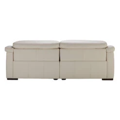 Natuzzi Gioia Dream White Leather 2 Seater Electric Recliner Sofa -Housingunits b3d88f8821a0fc3c734756291cc17497