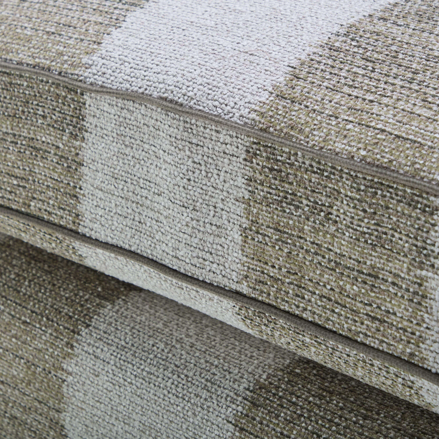 Parker Knoll Harlow Stripe Moss Green Fabric Grand Pillow Back Sofa 6 Parker Knoll Harlow Stripe Moss Green Fabric Grand Pillow Back Sofa - Image 6