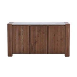 Tivoli Brushed Oak Sideboard With Marble Top -Housingunits b4dc03eecdf8fe55a3bd8270d5265c8e 1