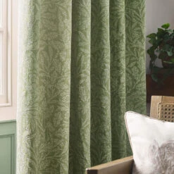 Acorn Tonal Sage Green Jacquard Room Darkening Pencil Pleat 66" X 54" Curtains 6 Acorn Tonal Sage Green Jacquard Room Darkening Pencil Pleat 66" X 54" Curtains -Housingunits b5ca465e4c50cca32c9ba3711157a6c5 1