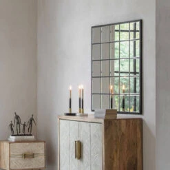 Blakely Square Black Mirror