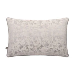 Scatter Box Joni Cream & Silver Rectangular Cushion