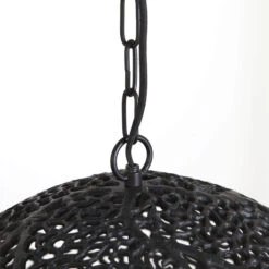 Lisbon Large Matt Black Pendant Light -Housingunits b8461ccb3a5f6064eeac9bbe3e227e26