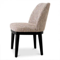 Eichholtz Costa Beige Fabric Dining Chair -Housingunits b890003fb76573425f00bcab57736c6a