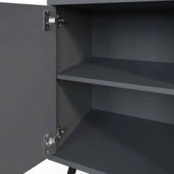 Frank Olsen Elevate Grey LED & Wireless Charging Sideboard -Housingunits b994a619d38749fc16b6f137cef8b1a8