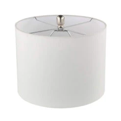 Alabaster & Chrome Marble Table Lamp With White Shade -Housingunits b9c6626568d99a9c6e534909810772dc