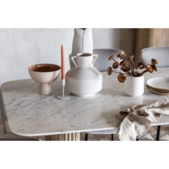 Rochelle 200cm Mango Wood & Marble Dining Table & 6 Larvik Black Chairs -Housingunits ba65f99f6b424848239d257f33c5e338 1