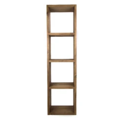 Old Wood Reclaimed Timber Indiana Brown Four Storage Cube