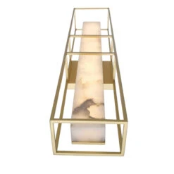 Quintiesse Blakley 21" Gold Albaster Vertical Wall Light 8 Quintiesse Blakley 21" Gold Albaster Vertical Wall Light -Housingunits bb3f61b445dde3173a0efd2e4eff35a7