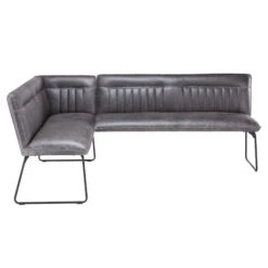 Clarence Grey Faux Leather Right-Hand Corner Dining Bench 8 Clarence Grey Faux Leather Right-Hand Corner Dining Bench -Housingunits bb7d831d484596958f082448e9e464e6