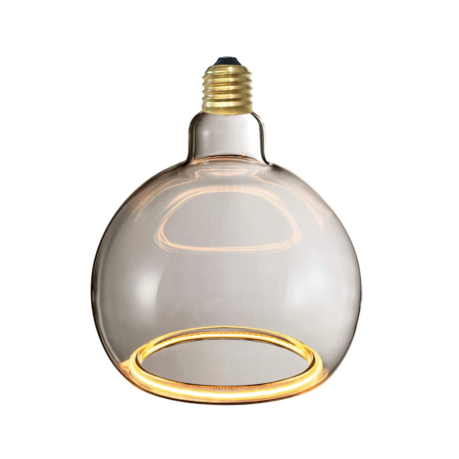 Aura Smoked Glass LED 15cm Sphere Bulb 1 Aura Smoked Glass LED 15cm Sphere Bulb