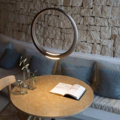 Bronze Ring 50cm Pendant Light