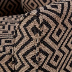 Lucinda Black & Natural Patterned Fabric Accent Armchair 10 Lucinda Black & Natural Patterned Fabric Accent Armchair -Housingunits bd08c9ad794760d6b644d42d1f044acb