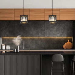 Devito Matt Black Pendant Light