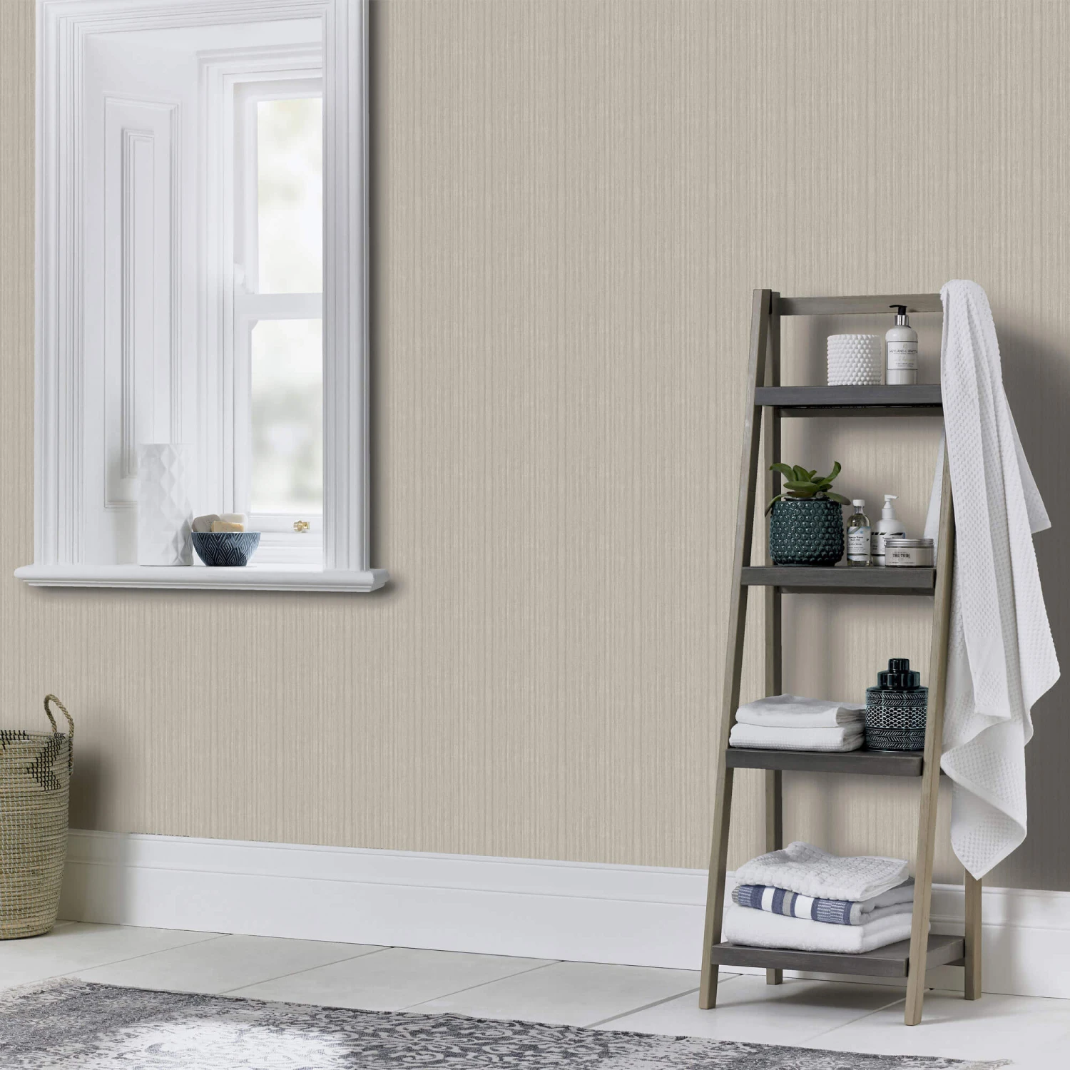 Silk Cascade Latte Wallpaper 4 Silk Cascade Latte Wallpaper - Image 4