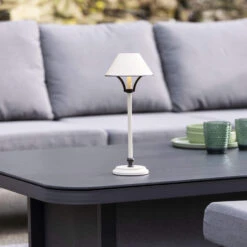 Carla Cream Rechargeable Table Lamp