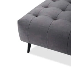 Mondrian Heritage Steel Velvet Fabric Footstool -Housingunits be8756a60c03df103cc5d5bce610bf20