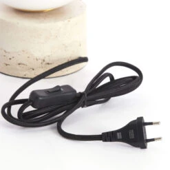 Terazo Sand 47cm Table Lamp With Opal Glass Shade -Housingunits bf19191636c071989a705300982247b1