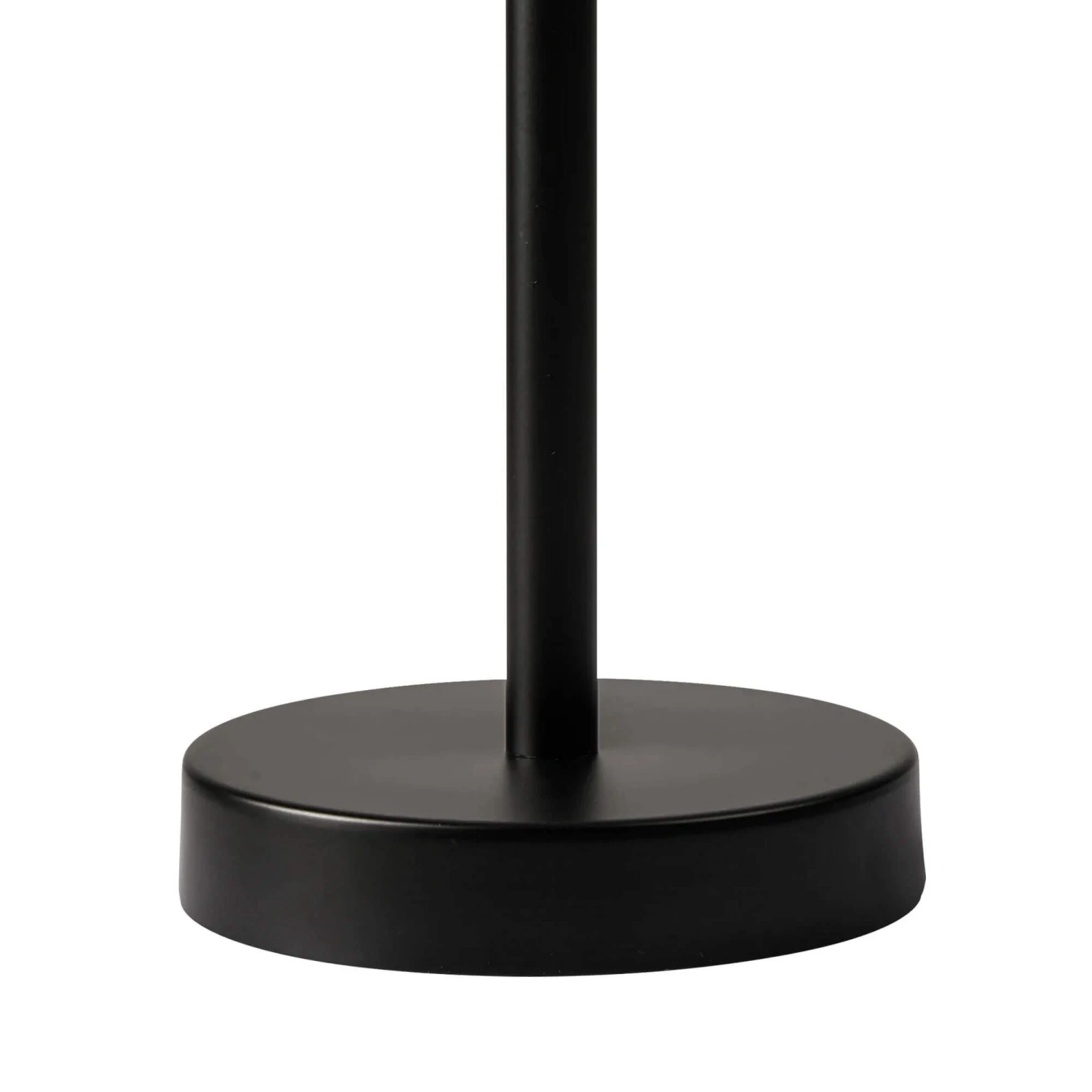 Alonza Matt Black & Clear Cobbled Glass Table Lamp 4 Alonza Matt Black & Clear Cobbled Glass Table Lamp - Image 4