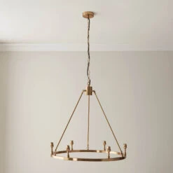 Chester 6 Light Brass Pendant