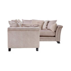 Fairfield Cream Fabric 4 Seater Pillow-Back Corner Sofa -Housingunits c0007c8dad33061c9e56a03f2d37ea1b