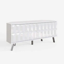 Frank Olsen Elevate White LED And Intelligent Eye Corner TV Unit -Housingunits c012e1794d256251db0d8e551869c092