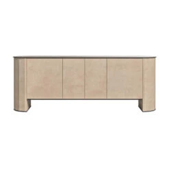 Santori Rounded 4 Door Cream Sideboard -Housingunits c147401bc9c3ba1f730c37bef68ccf75