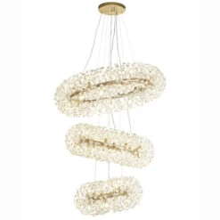 Avezza 3 Tiered French Gold Pendant Light -Housingunits c1e212b91ea66dcb5c5ac4aae7bd3caf