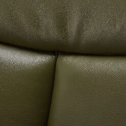 Kasava Green Semi Aniline Leather Power Recliner Chair -Housingunits c207c8bd42f9520a856a0fd0bd37c555