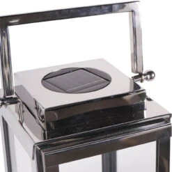 Solar Nickel Small Lantern -Housingunits c25be99896af919d19279c5d71242caf