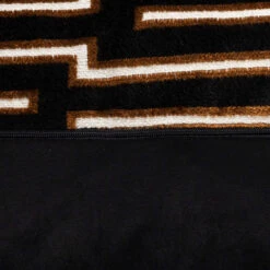 Scatter Box Harrison Black & Cognac Square Cushion -Housingunits c330c06357ed02b371b6d6feba8fdd45