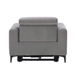 Frascati Misty Grey Fabric Power Recliner Armchair 14 Frascati Misty Grey Fabric Power Recliner Armchair -Housingunits c3714e525d9b8d08611bf370d3e868ce