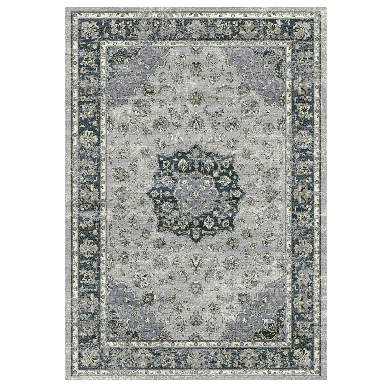 Da Vinci Grey Medallion Rug Collection 2 Da Vinci Grey Medallion Rug Collection - Image 2