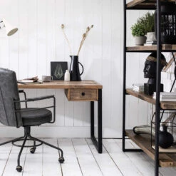 Malmo Reclaimed Timber Tall Bookcase -Housingunits c4784f75f36c956e8edea3276f8fe445