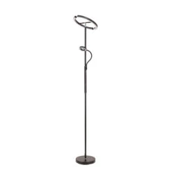 Vague Black Uplighter & Reading Light Floor Lamp -Housingunits c574a03c013913fc035f413b31d6e8d8