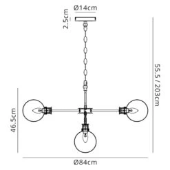 Canning Satin Nickel 8 Light Pendant With White & Grey Marbled Glass Shades -Housingunits c5f0eb565692b82ca4295d0e55a56737
