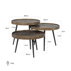 Ladismith Coffee Table Set Of 3 -Housingunits c6f18a67a5f9819fc61aeb9709597d45