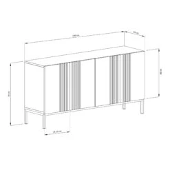 Frank Olsen Iona Large Grey Sideboard -Housingunits c8435767da7a2de4497bdf4dd82e9707 1