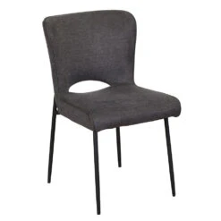 Allegri Extending Sintered Stone Top & Grey Leg Dining Table With 4 Mina Dark Grey Dining Chairs -Housingunits c8766d396fd653290077cb991df22087