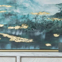 Serenity Blue Framed Canvas -Housingunits c877e2a90a3ff314d4410dfd07efd5a4