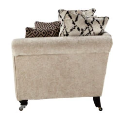 Lucinda Natural Chenille Fabric Scatter Back Grand Sofa -Housingunits c8a793f0f7b1ce08267deaf6d5721bcb