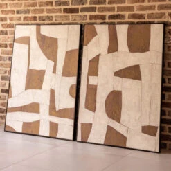 Renaissance 2 Piece Textured Paintings